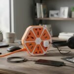 ZAPATILLA HEXAGONAL 2 USB 5 TOMACORRIENTE CIRCULAR - Imagen 2