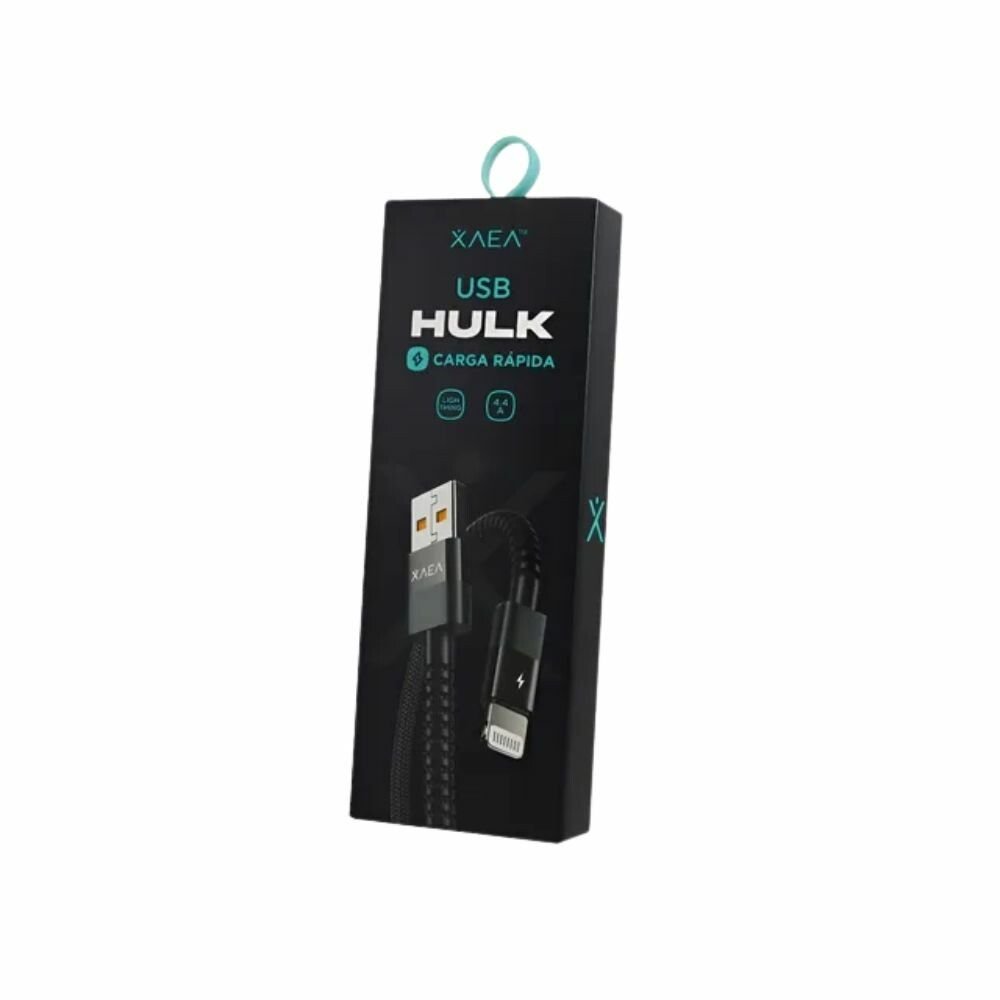 CABLE LIGHTNING XAEA HULK MOD 2080 BLACK CABLE LIGHTNING XAEA HULK MOD 2080 BLACK - Imagen 1