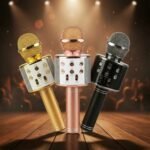 MICROFONO PARLANTE KARAOKE MOD WS-858 BLACK - Imagen 3