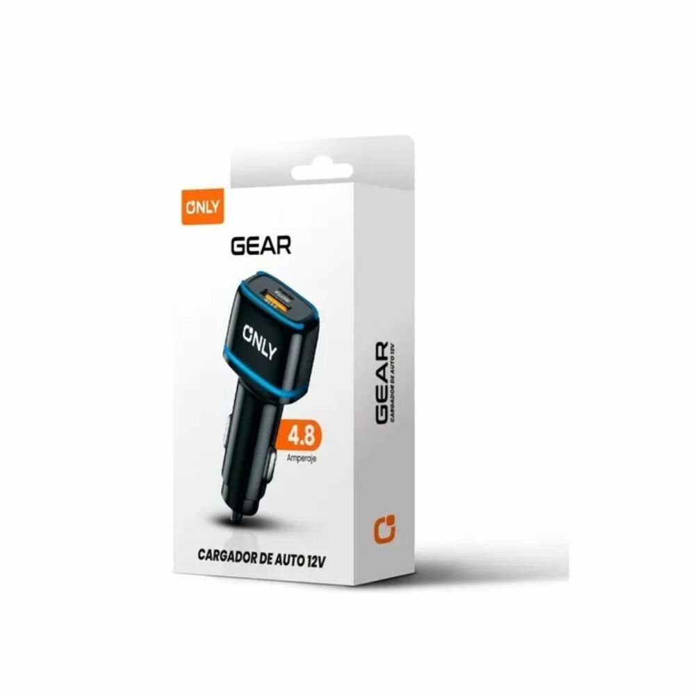 CARGADOR CELULAR AUTO 12V XAEA GEAR USB-A Y USB-C + CABLE USB-C PD-20W MODS-504 CARGADOR CELULAR AUTO 12V XAEA GEAR USB-A Y USB-C + CABLE USB-C PD-20W MODS-504 - Imagen 1