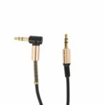 CABLE AUXILIAR JACK 3.5MM 1.8M XAEA SPIRAL MOD69 BLACK