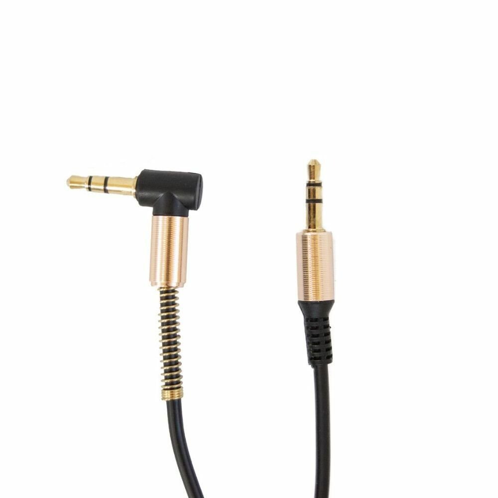 CABLE AUXILIAR JACK 3.5MM 1.8M XAEA SPIRAL MOD69 BLACK CABLE AUXILIAR JACK 3.5MM 1.8M XAEA SPIRAL MOD69 BLACK - Imagen 1