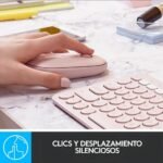 MOUSE INALAMBRICO LOGITECH M350s PEBBLE 2 PINK - Imagen 7