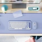 MOUSEPAD LOGITECH DESK MAT 70CM X 30CM LAVANDER - Imagen 4