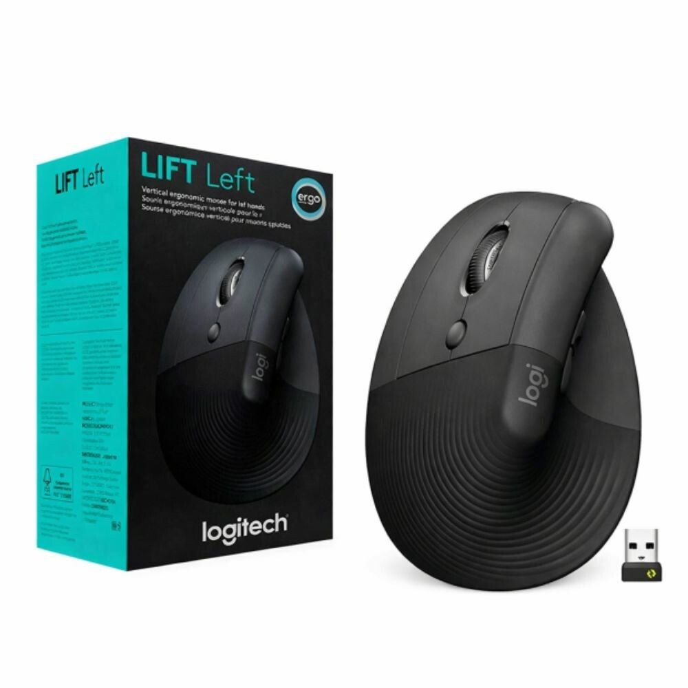 MOUSE INALAMBRICO LOGITECH LIFT MX VERTICAL ERGONOMIC GRAPHITE RIGHT MOUSE INALAMBRICO LOGITECH LIFT MX VERTICAL ERGONOMIC GRAPHITE RIGHT - Imagen 1