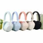 AURICULAR HEADSET WIRELES BT B27 BASS MODV-003N BEIGE - Imagen 2