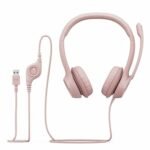AURICULAR HEADSET LOGITECH H390 PINK - Imagen 2
