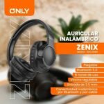 AURICULAR HEADSET WIRELESS BT XAEA ZENIX MODO-705 BLUE - Imagen 3