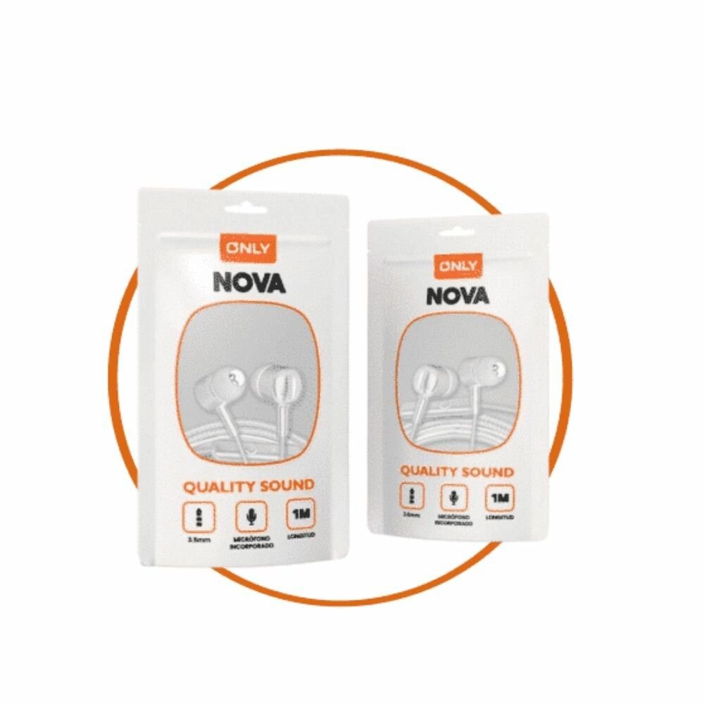 AURICULAR IN EAR ONLY NOVA MOD-030 WHITE AURICULAR IN EAR ONLY NOVA MOD-030 WHITE - Imagen 1