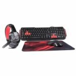 COMBO TECLADO MOUSE MOUSEPAD AURICULAR MARSGAMING ULTRABASS MRCP1 - Imagen 3