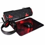 COMBO TECLADO MOUSE MOUSEPAD AURICULAR MARSGAMING ULTRABASS MRCP1 - Imagen 2