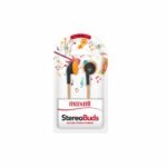 AURICULAR IN EAR MAXELL STEREO BUDS EB-95 ORANGE/BLACK - Imagen 2