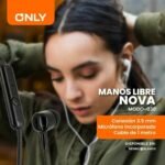 AURICULAR IN EAR ONLY NOVA MOD-030 BLACK - Imagen 3