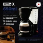 CAFETERA KIOWA CON FLITRO 900W 650ML MODK-0056 - Imagen 4
