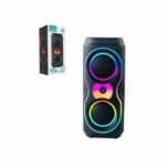 PARLANTE BLUETOOTH XAEA 5P X2 MINI TORRE LED RGB MODX-003S - Imagen 2