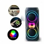 PARLANTE BLUETOOTH XAEA 5P X2 MINI TORRE LED RGB MODX-003S - Imagen 3