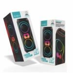 PARLANTE BLUETOOTH XAEA 5P X2 MINI TORRE LED RGB MODX-003S - Imagen 4