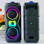 PARLANTE BLUETOOTH XAEA 5P X2 MINI TORRE LED RGB MODX-003S - Imagen 5