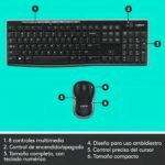 KIT TECLADO MOUSE INALAMBRICO LOGITECH MK270 - Imagen 6
