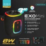 PARLANTE BLUETOOTH XAEA EXO MINI MODX-004W RED - Imagen 3
