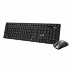 KIT TECLADO MOUSE INALAMBRICO GENIUS KM-8206S SILENT BLACK