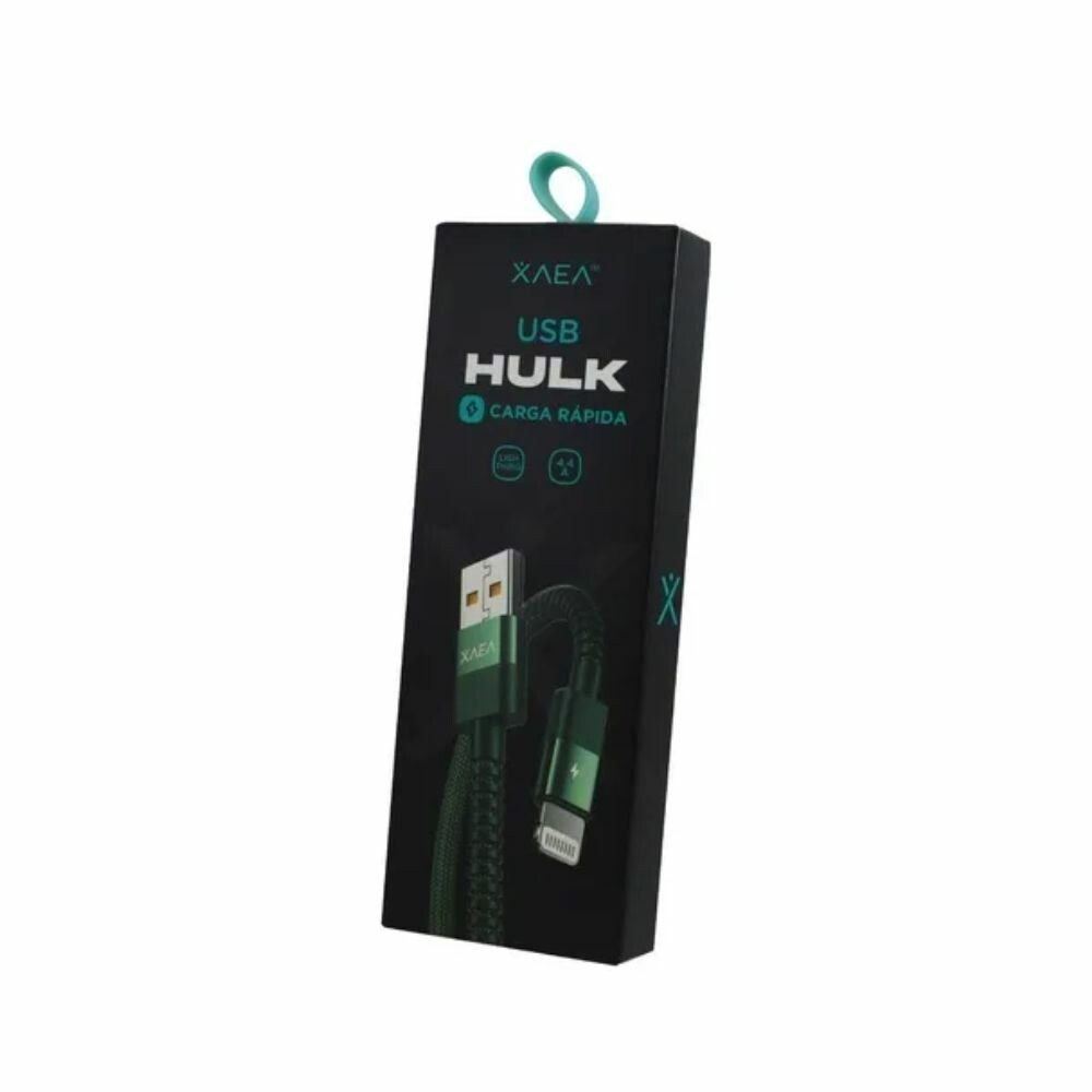 CABLE LIGHTNING XAEA HULK GREEN MOD2080 CABLE LIGHTNING XAEA HULK GREEN MOD2080 - Imagen 1
