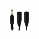 ADAPTADOR SPLITTER JACK 3.5 M/H-H BELKIN F8V234AMOB - Imagen 2