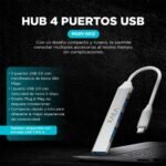 HUB USB-C XAEA X4 USB-A MODV-0012 - Imagen 3
