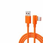 CABLE USB-C XAEA AX 90 GRADOS 1.5MTS MODX-002C ORANGE - Imagen 2