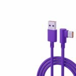 CABLE USB-C A USB-C XAEA AX 90 GRADOS 1.5M MODX-002B VIOLET - Imagen 2