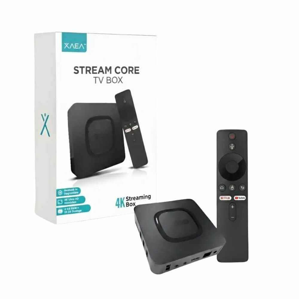 CONVERSOR SMART TV BOX XAEA MODS-007 STREAM CORE 4GB + 32GB CONVERSOR SMART TV BOX XAEA MODS-007 STREAM CORE 4GB + 32GB - Imagen 1