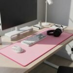 MOUSEPAD CDTEK XL 84X38 DESK MAT PINK - Imagen 4