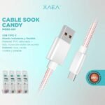 CABLE LIGHTNING XAEA SOOK CANDY MODX-092 SKY BLUE - Imagen 3