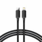 CABLE USB-C A LIGHTNING XAEA ATHENEA MALLADO 1M MODX-098 BLACK - Imagen 2