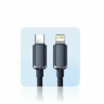 CABLE USB-C A LIGHTNING XAEA ATHENEA MALLADO 1M MODX-098 BLACK - Imagen 3