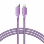 CABLE USB-C A LIGHTNING XAEA ATHENEA MALLADO 1M MODX-098 LILA - Imagen 2