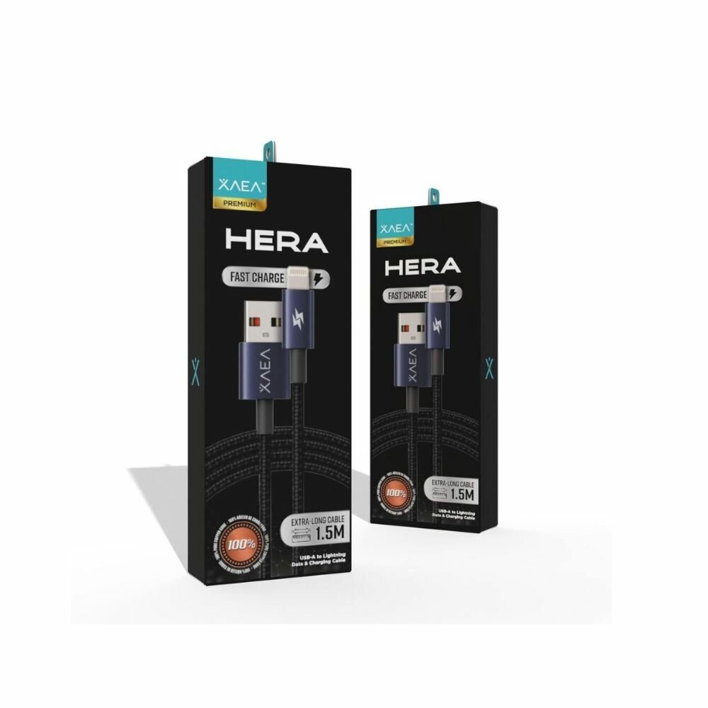 CABLE LIGHTNING XAEA HERA MALLADO 1.5M MODX-102 BLUE CABLE LIGHTNING XAEA HERA MALLADO 1.5M MODX-102 BLUE - Imagen 1