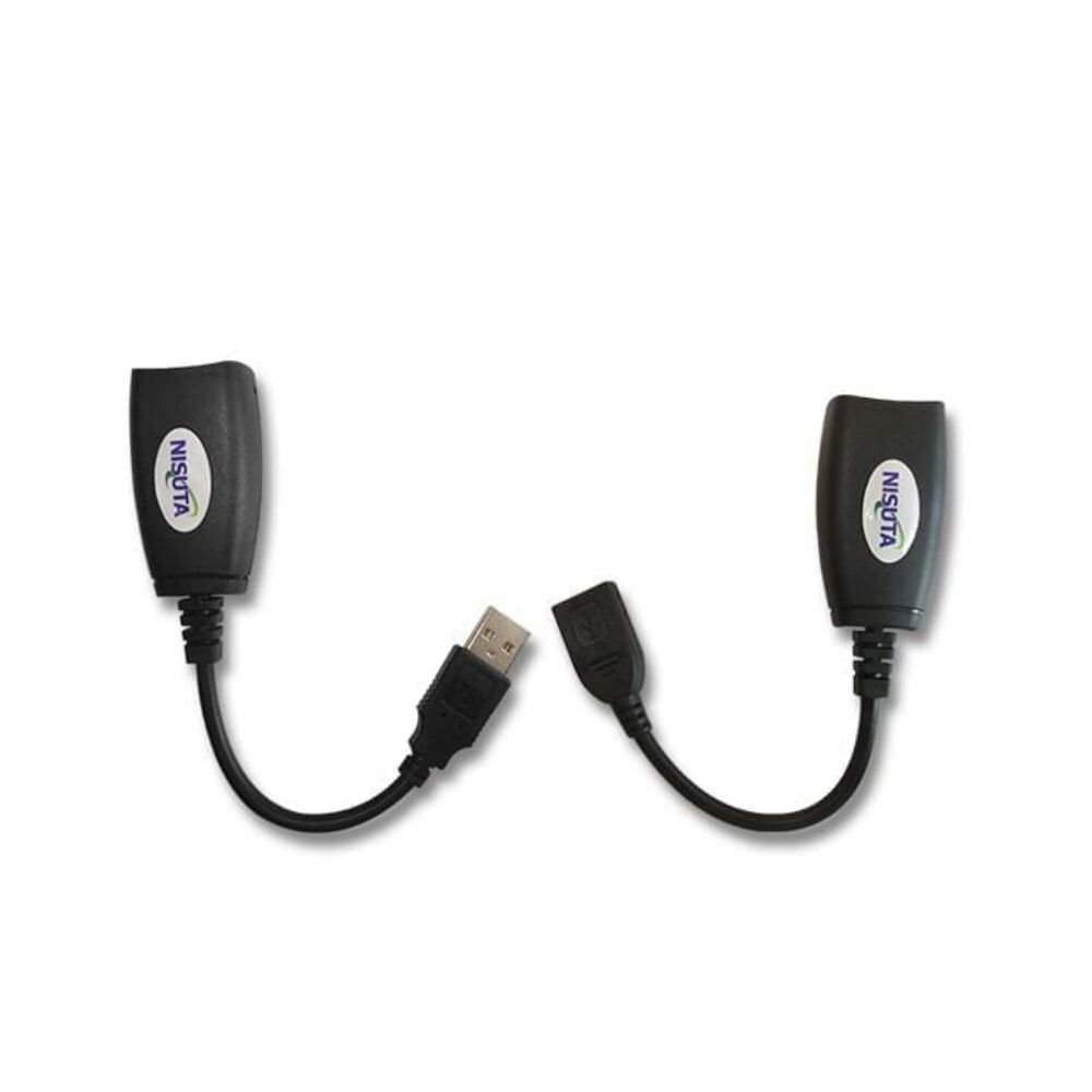 EXTENSOR USB POR UTP 45M USB-50M NISUTA NS-CAEXUS45 EXTENSOR USB POR UTP 45M USB-50M NISUTA NS-CAEXUS45 - Imagen 1