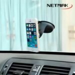 SOPORTE CELULAR AUTO IMAN VENTOSA NETMAK NM-HC22 - Imagen 4