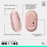 KIT TECLADO MOUSE INALAMBRICO LOGITECH POP ICON PINK - Imagen 2