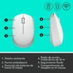 MOUSE INALAMBRICO LOGITECH M170 WHITE - Imagen 8