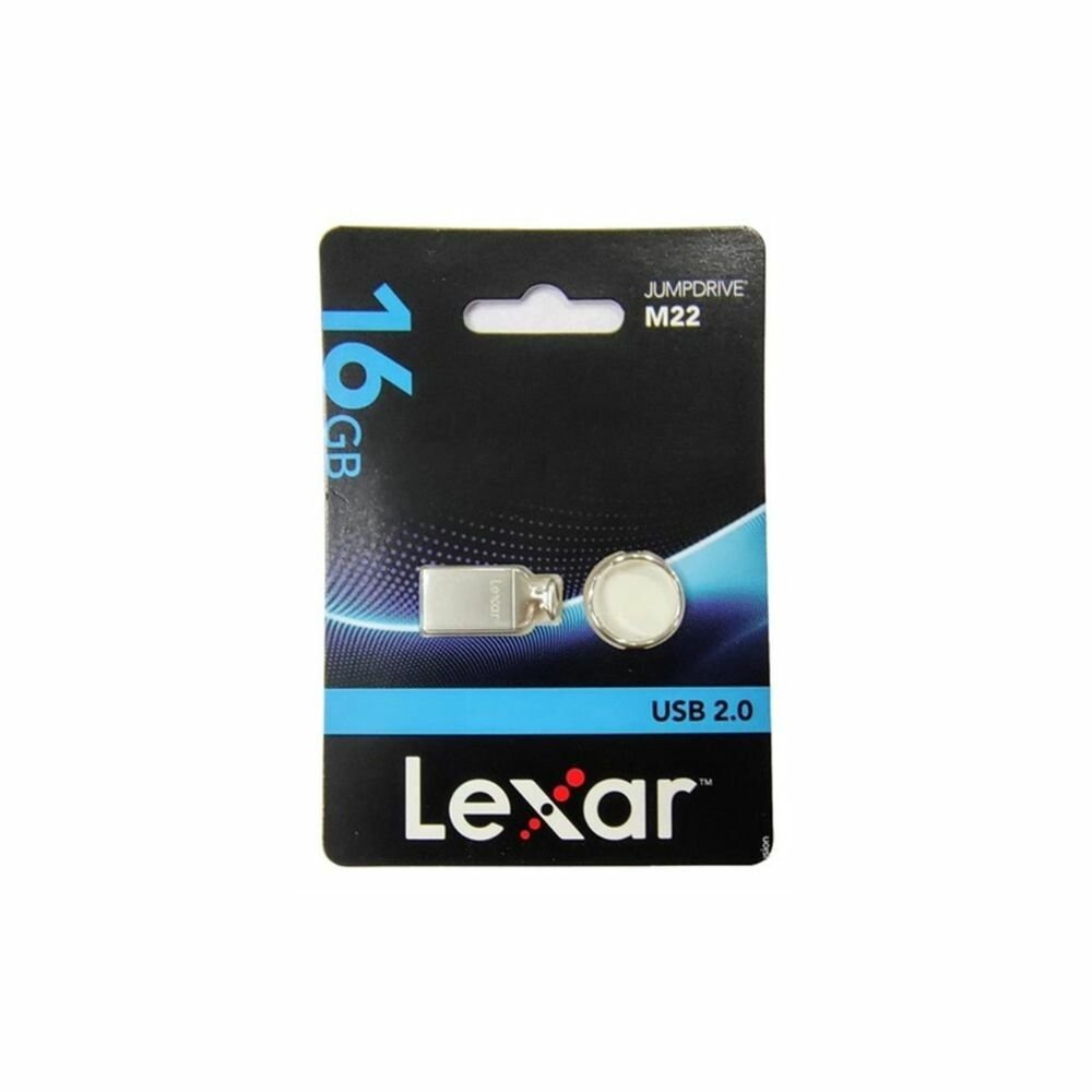 PENDRIVE 16GB LEXAR JUMPDRIVE M22 USB 2.0 PENDRIVE 16GB LEXAR JUMPDRIVE M22 USB 2.0 - Imagen 1