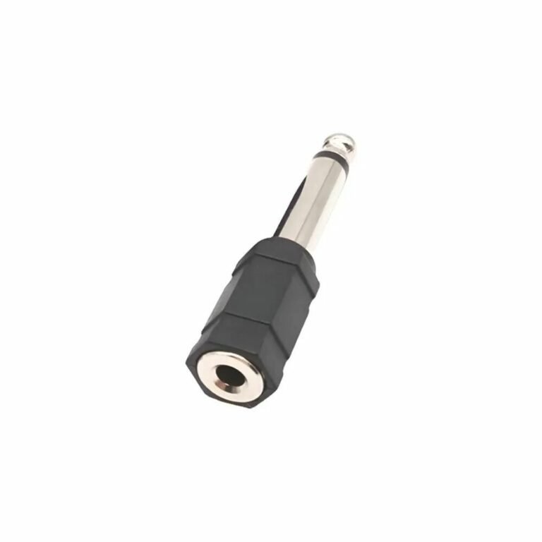 ADAPTADOR STEREO 6.3MM MACHO A 3.5 HEMBRA NISUTA NS-ADST63