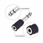 ADAPTADOR STEREO 6.3MM MACHO A 3.5 HEMBRA NISUTA NS-ADST63 - Imagen 3
