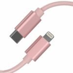 CABLE MOW! USB-C A LIGHTNING 1M PINK - Imagen 2