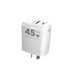 CARGADOR CELULAR XAEA OPTIMUM USB-C + USB-A 45W-PD MOD-501