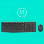 KIT TECLADO MOUSE INALAMBRICO LOGITECH MK235 - Imagen 3
