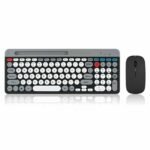 KIT TECLADO MOUSE XAEA SHADOW MULTI DEVICE BT + 2.4GHZ MODX-064 BLACK