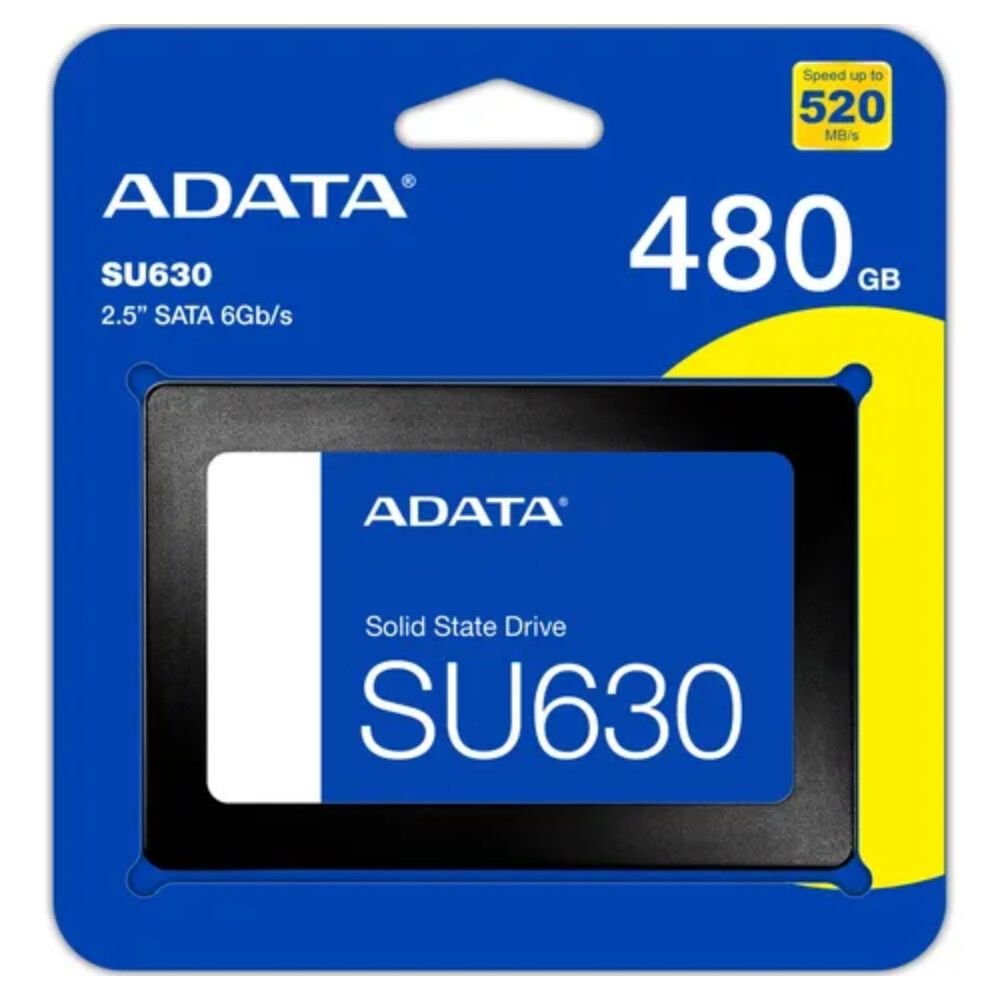 DISCO ESTADO SOLIDO SSD SATA III 480GB ADATA SU630 DISCO ESTADO SOLIDO SSD SATA III 480GB ADATA SU630 - Imagen 1