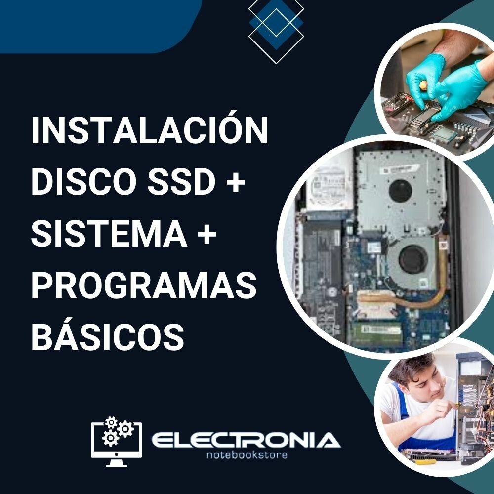 INSTALACIÓN DISCO SSD + SISTEMA + PROGRAMAS BÁSICOS INSTALACIÓN DISCO SSD + SISTEMA + PROGRAMAS BÁSICOS - Imagen 1